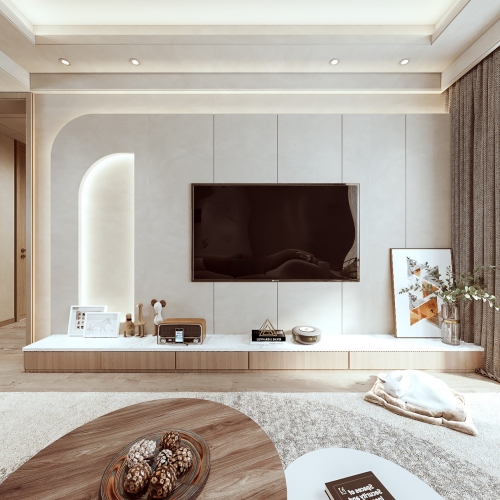 Wabi-sabi Style A Living Room-ID:112571001