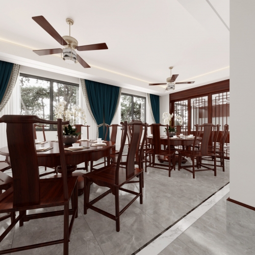 New Chinese Style Dining Room-ID:808603059