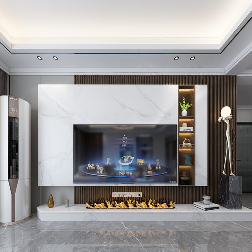 Modern A Living Room-ID:284842013