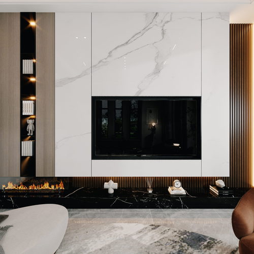 Modern A Living Room-ID:653054006