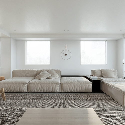 Modern A Living Room-ID:444384106