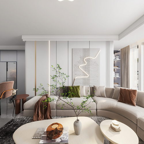 Modern A Living Room-ID:947051052