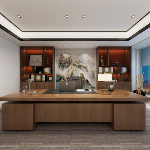 New Chinese Style Manager's Office-ID:368067983