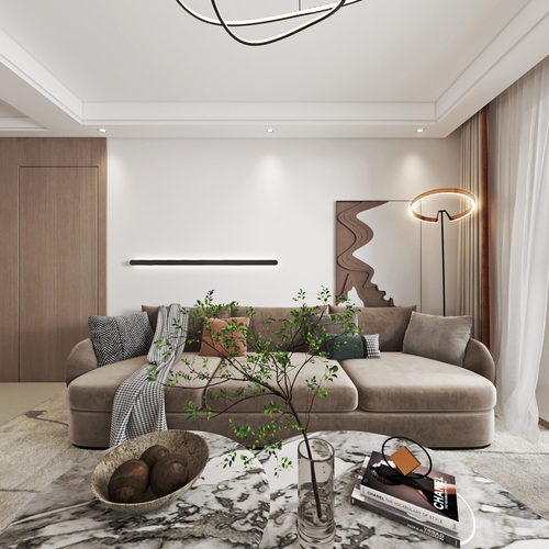 Modern A Living Room-ID:321305992