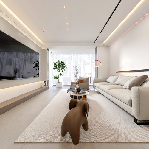 Modern A Living Room-ID:229320053