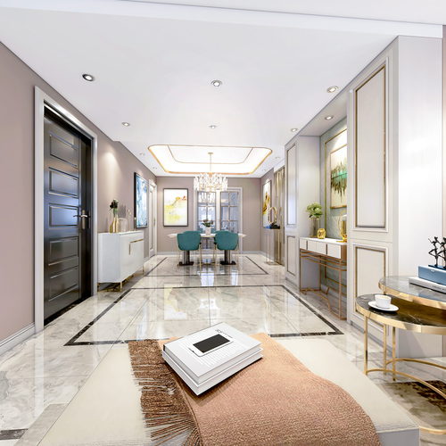 Modern A Living Room-ID:581466915