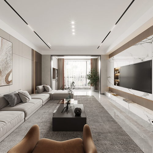 Modern A Living Room-ID:150206098