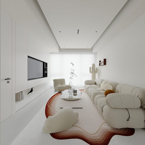 Modern A Living Room-ID:155349022
