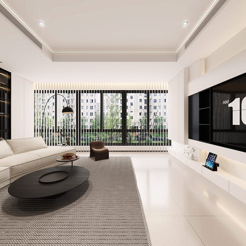 Modern A Living Room-ID:920897012
