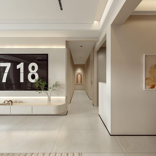 Modern A Living Room-ID:602930071