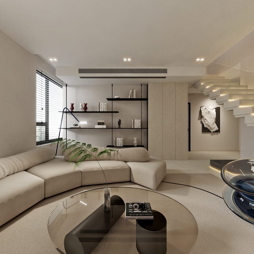 Modern A Living Room-ID:180367955