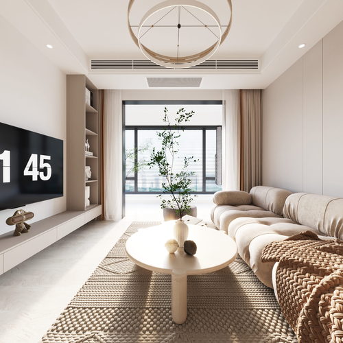 Modern A Living Room-ID:804303886
