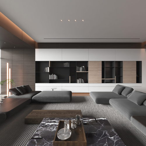 Modern A Living Room-ID:978336105