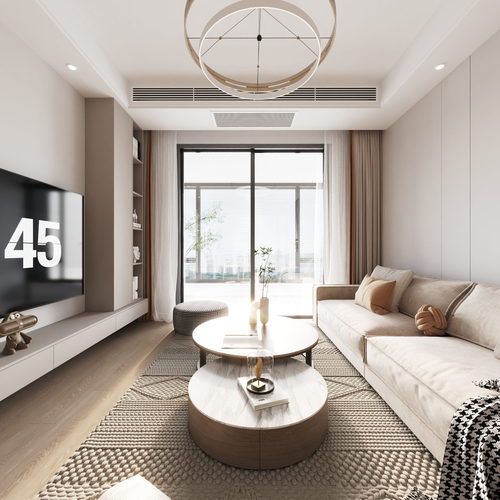 Modern A Living Room-ID:937711952
