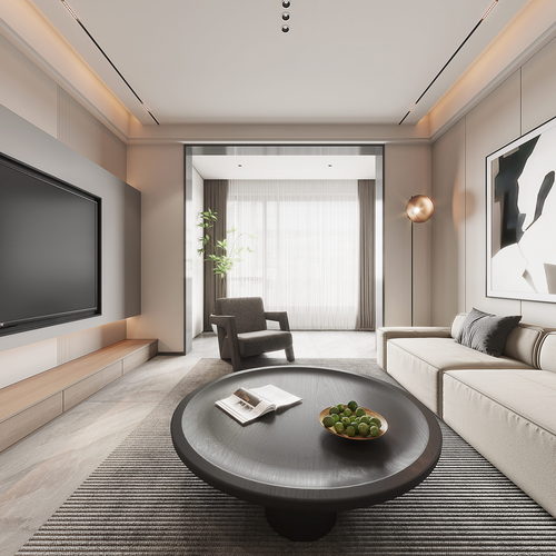 Modern A Living Room-ID:248016126