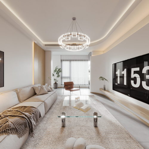 Modern A Living Room-ID:299144984