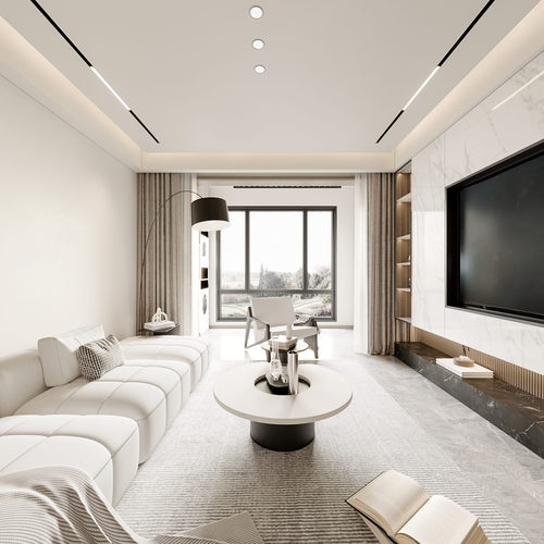 Modern A Living Room-ID:260957006