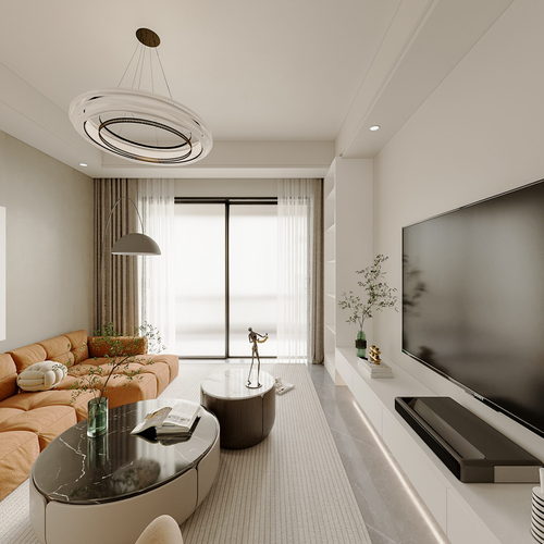 Modern A Living Room-ID:821979056