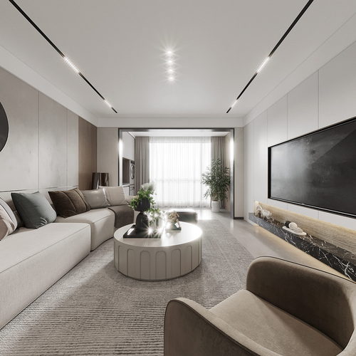 Modern A Living Room-ID:854849833