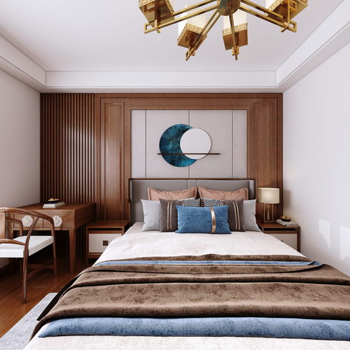 Chinese Style Bedroom-ID:410372022