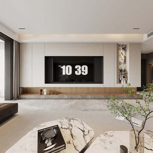 Modern A Living Room-ID:603260996