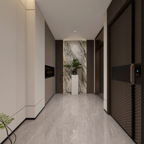 New Chinese Style Hallway-ID:455549964