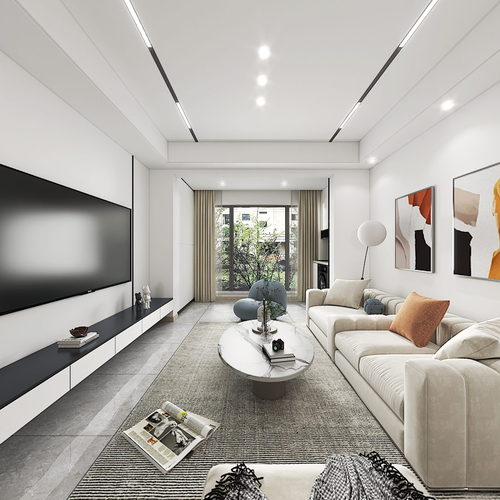 Modern A Living Room-ID:775563967