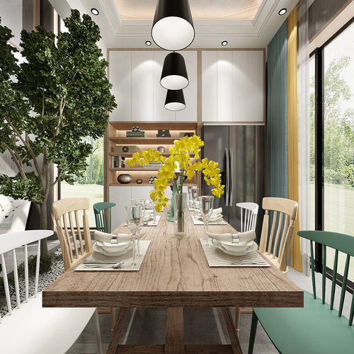 Nordic Style Dining Room-ID:478389327