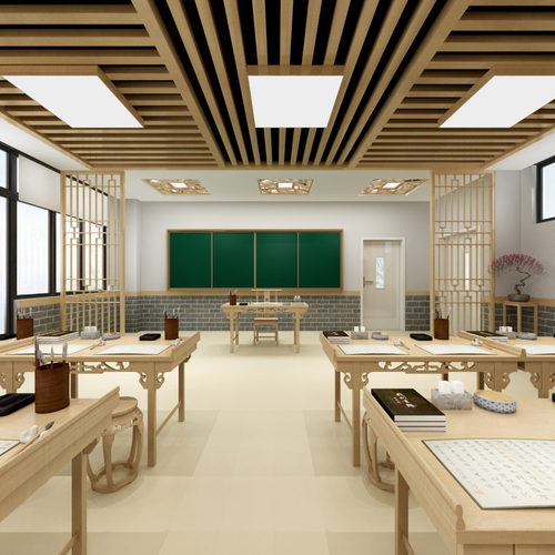 New Chinese Style Calligraphy Classroom-ID:211754087