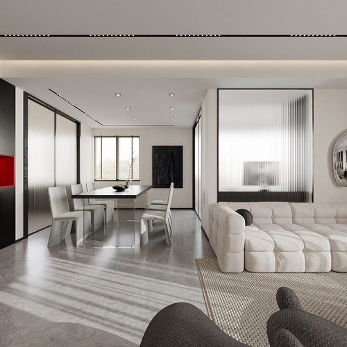 Modern A Living Room-ID:391505969