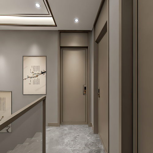 New Chinese Style Stairwell-ID:833784101
