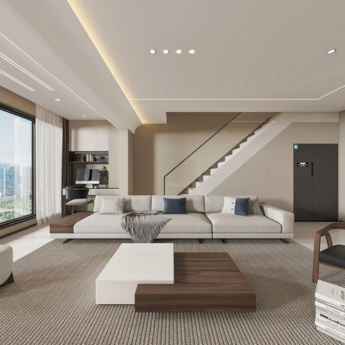 Modern A Living Room-ID:187199132