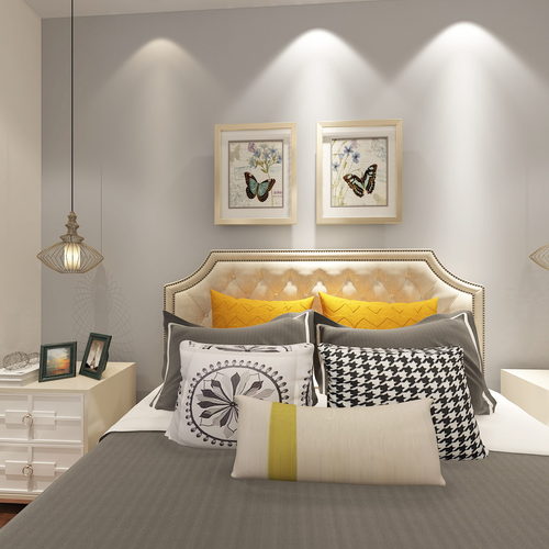 Simple European Style Bedroom-ID:282445914