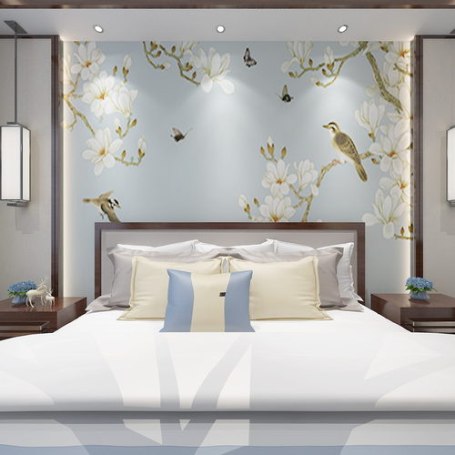 New Chinese Style Bedroom-ID:634654052