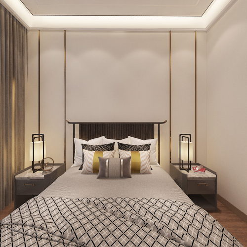 New Chinese Style Bedroom-ID:563802004