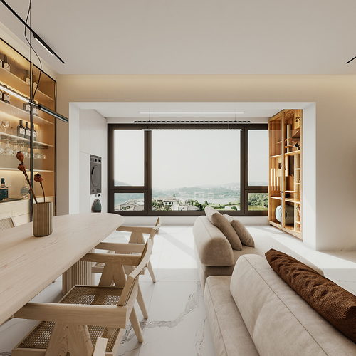 Modern A Living Room-ID:853120098