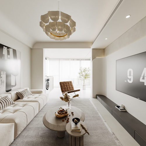 Modern A Living Room-ID:908879049
