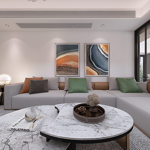 Modern A Living Room-ID:495332006