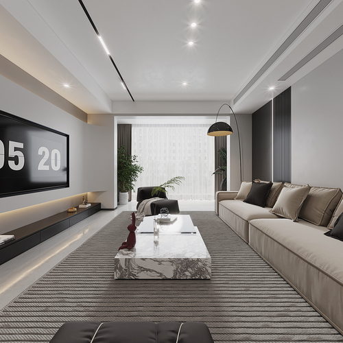 Modern A Living Room-ID:234760059