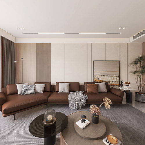 Modern A Living Room-ID:904084926