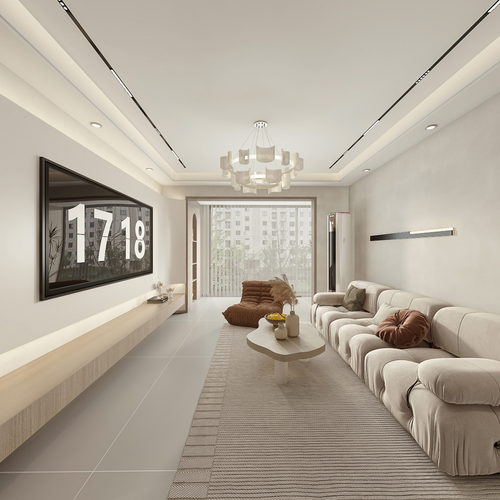 Wabi-sabi Style A Living Room-ID:728828985