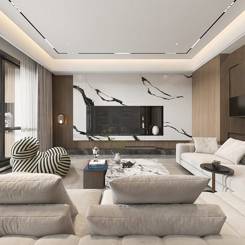 Modern A Living Room-ID:939090368