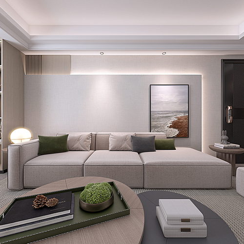 Modern A Living Room-ID:316358093