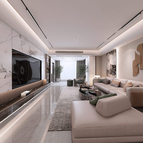Modern A Living Room-ID:872569135