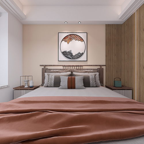 New Chinese Style Bedroom-ID:171691891