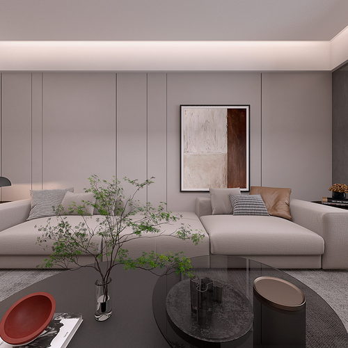 Modern A Living Room-ID:835342885