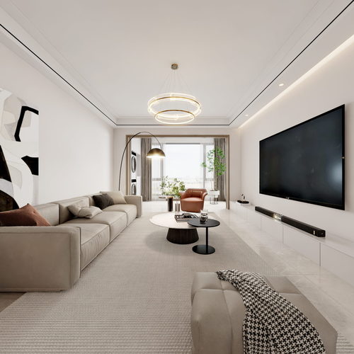 Modern A Living Room-ID:567886119