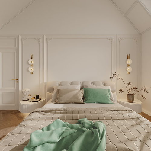 French Style Bedroom-ID:198741914