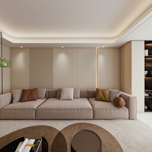 Modern A Living Room-ID:646737101