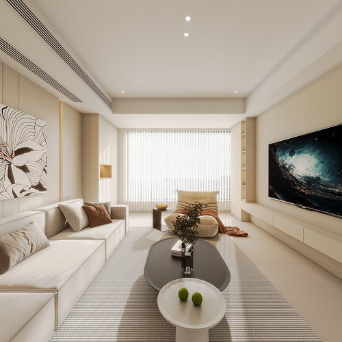 Modern A Living Room-ID:723440894